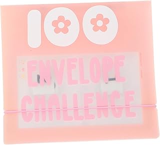 VILLCASE 1 Conjunto De Envelopes Pastas Envelope Desafio Fichário Organizador De Dinheiro Para Dinheiro Fichário De Orçamento Fichário De Folhas Soltas Planejador De Orçamento