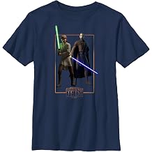 STAR WARS Boys Tales of the Jedi Count Dooku and Qui-Gon Jinn T-Shirt