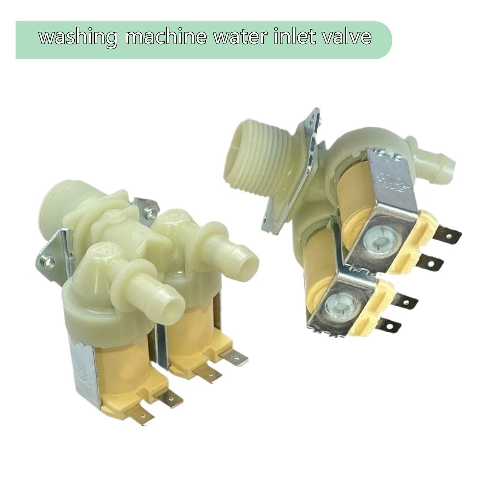 Válvula Solenoide De Entrada De Agua Eléctrica DC62-00024F, Compatible con Samsung, Piezas De Repuesto for Lavadora, Válvula De Agua for Lavadora, Entrada De Lavadora