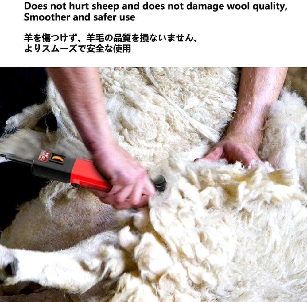 Tosatrici Elettriche Portatili Professionali per Pecore - Kit di Toelettatura Completo per Pecore, Capre, Alpaca, Conigli E Altri Animali da Allevamento - Tosatrice Efficiente per Pelo E Lana