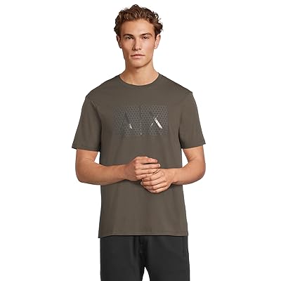 Armani Exchange Slim Fit Box Logo T shirt Men