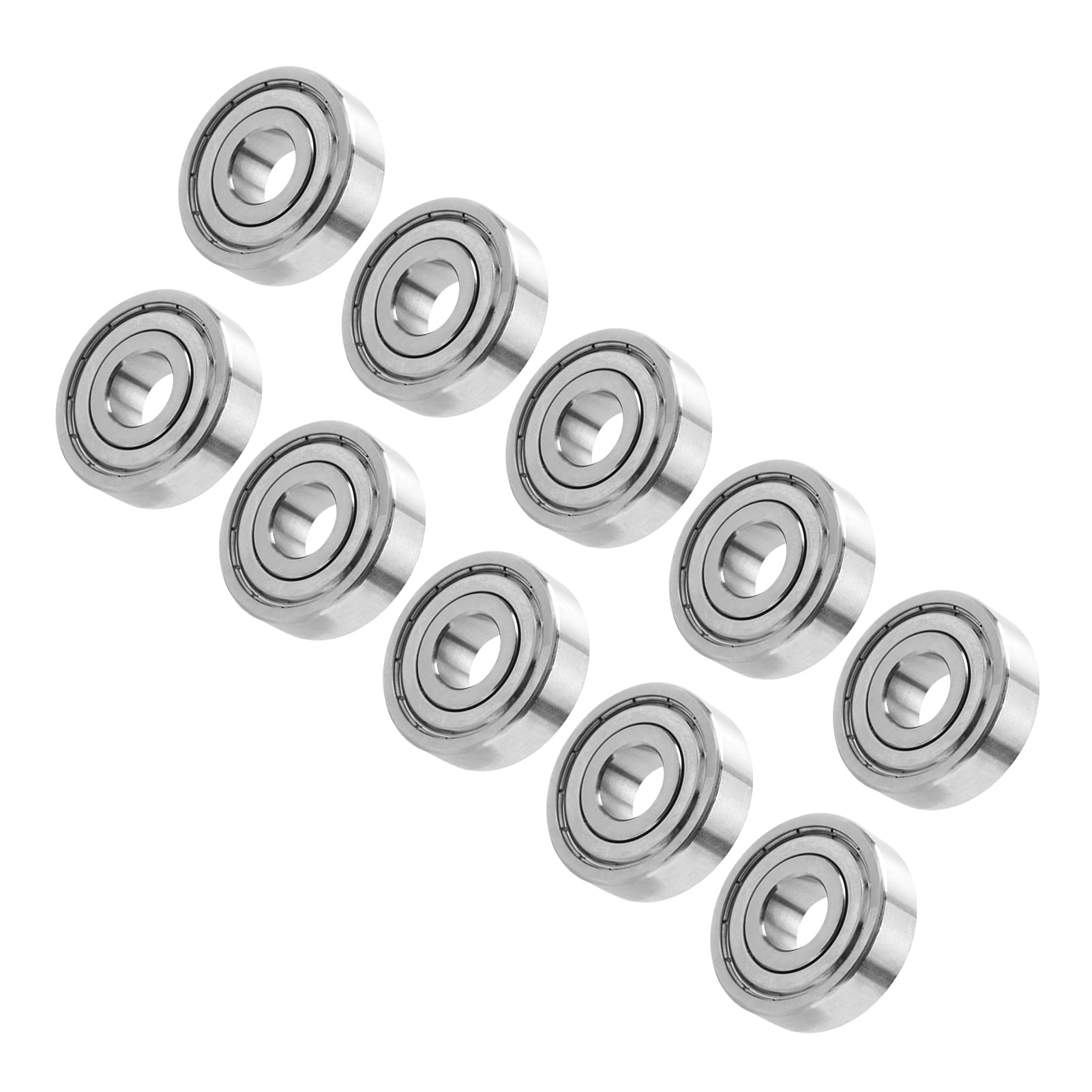 10 uds. de rodamientos de bolas en miniatura de acero inoxidable S6303ZZ 47x17x14 mm, rodamientos de alta velocidad con doble protección y cubiertas a prueba de polvo para maquinar