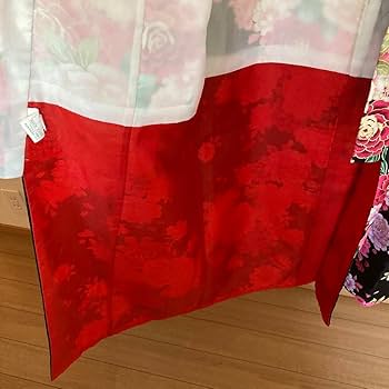 【 新品未使用品⠀】七五三用 黒地花柄着物飾り Amazon.co.jp: 七五三7歳女の子花柄×黒着物襦袢小物セット