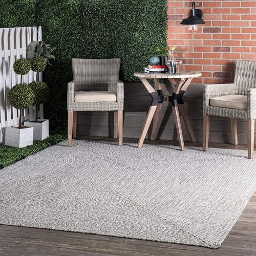 Image of Premium Hand Braided Cotton Rectangular Carpet 3X5 Feet | Soft & Durable Floor Rug for Living Room, Bedroom & Kids Room | Anti-Slip, Washable & Eco-Friendly Color -Light Grey