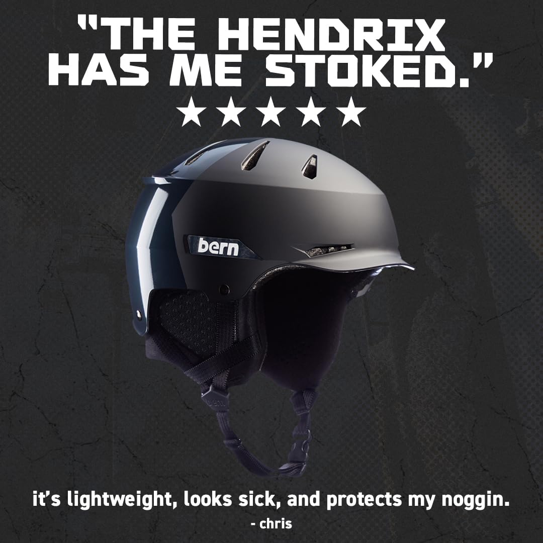Amazon.com: Bern Hendrix Snow Sport & Ski Snowboard Helmet