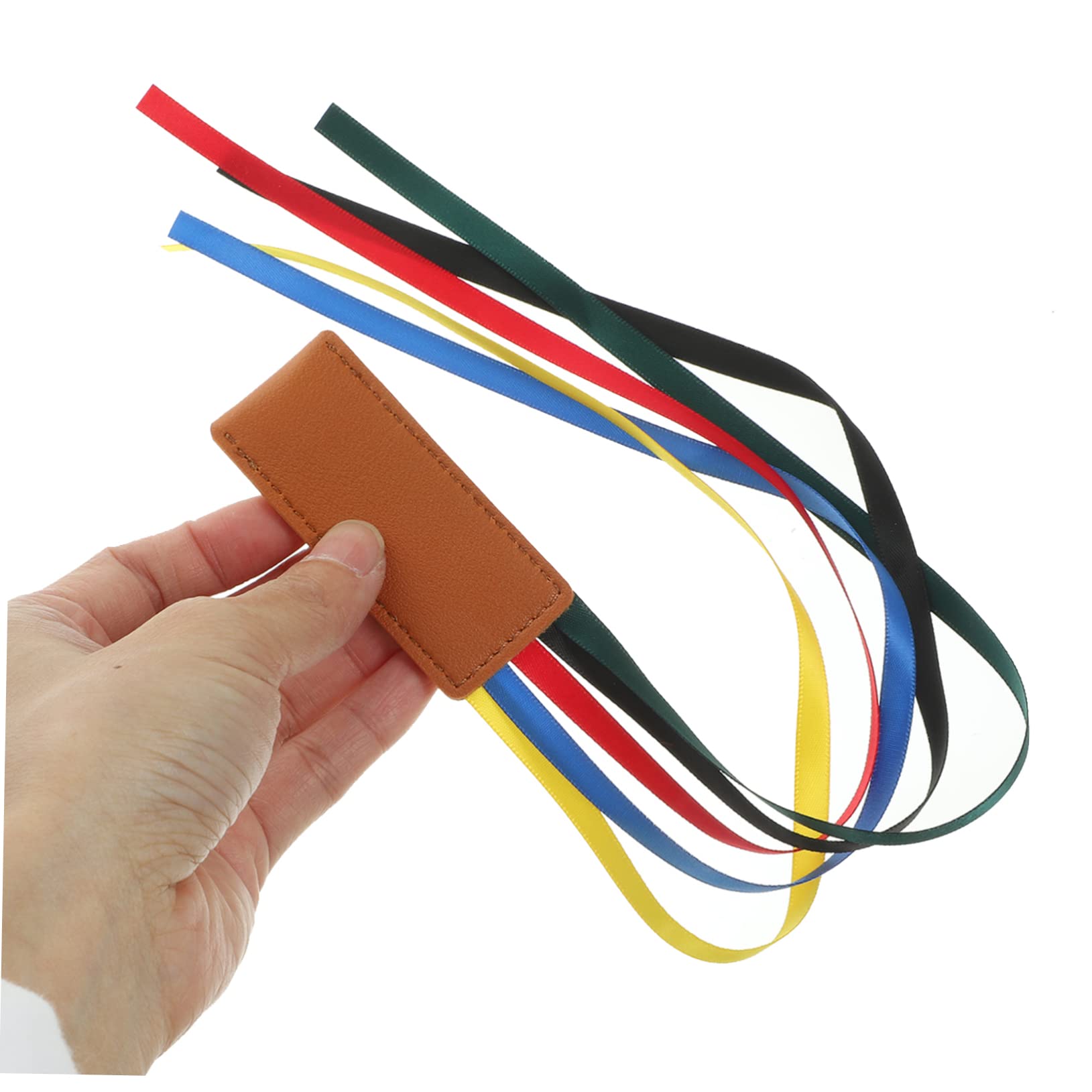 VILLCASE 20 Pz Segnalibro a nastro in pelle ribbon segnalibri personalizzati di pagina del libro marcatori a nastro arredamento adornare scheda lettura del segnalibro del nastro 皮革，丝带