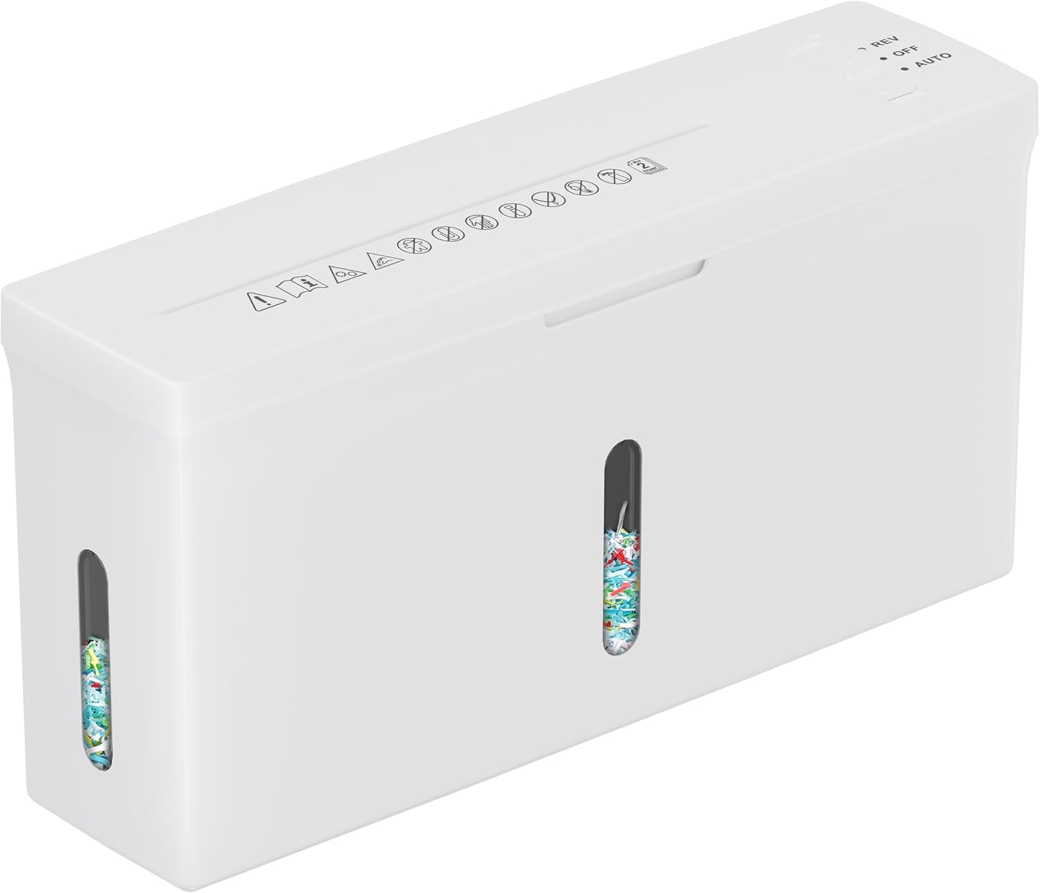 Slim Small Shredders for Home Use, Personal Paper Shredder Compact for Desk, P-5 High-Security Micro-Cut Slim Desktop Shredder, Quiet & Jam Proof, 2-A4-Sheet, Overheat Protection