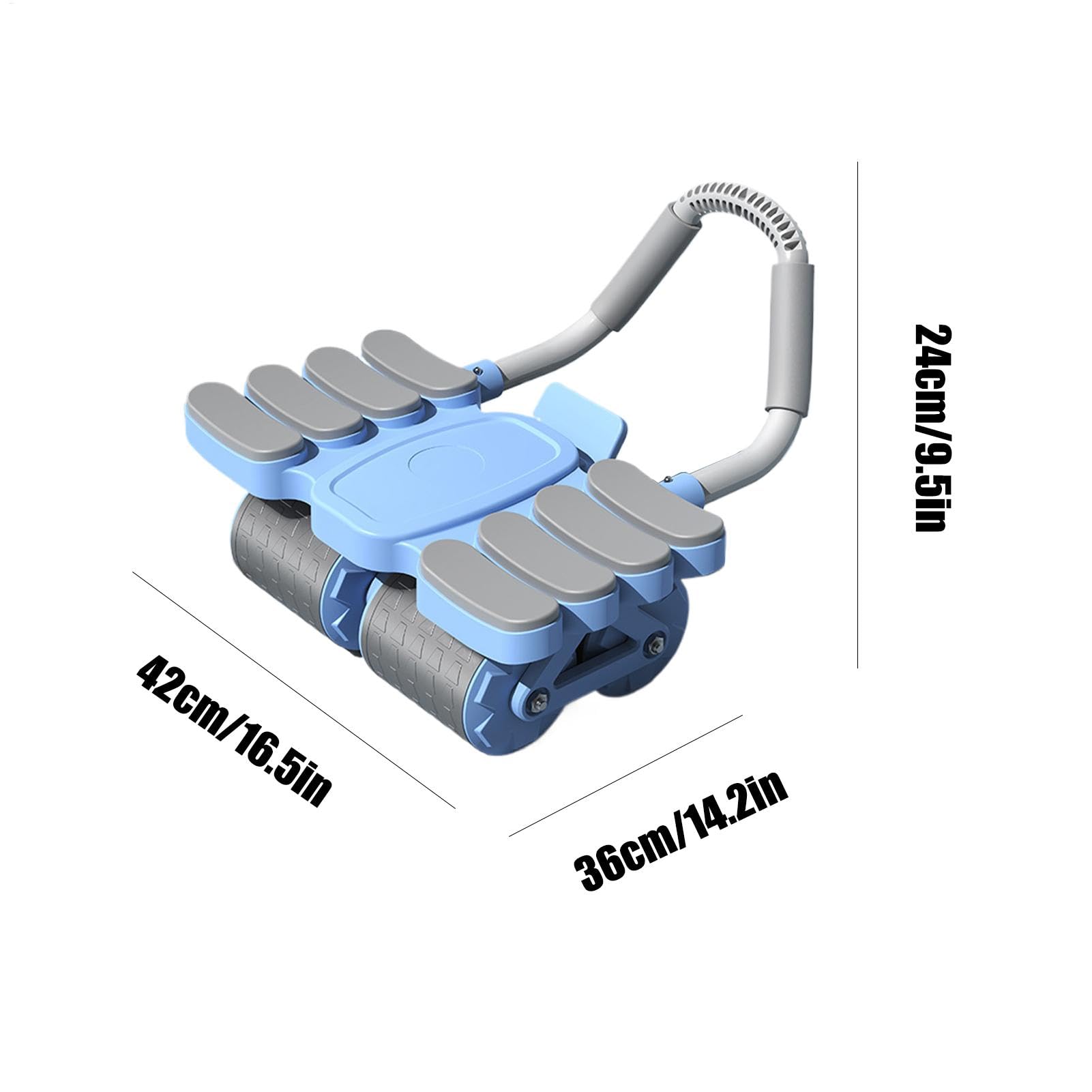 Roller Abs, Gym Equipment Trener z podparciem łokcia, 16,54 x 14,17 x 9,45 cala Maszyna do ćwiczeń rdzeniowych, kompaktowy sprzęt do ćwiczeń brzucha do domu, podróży, snu