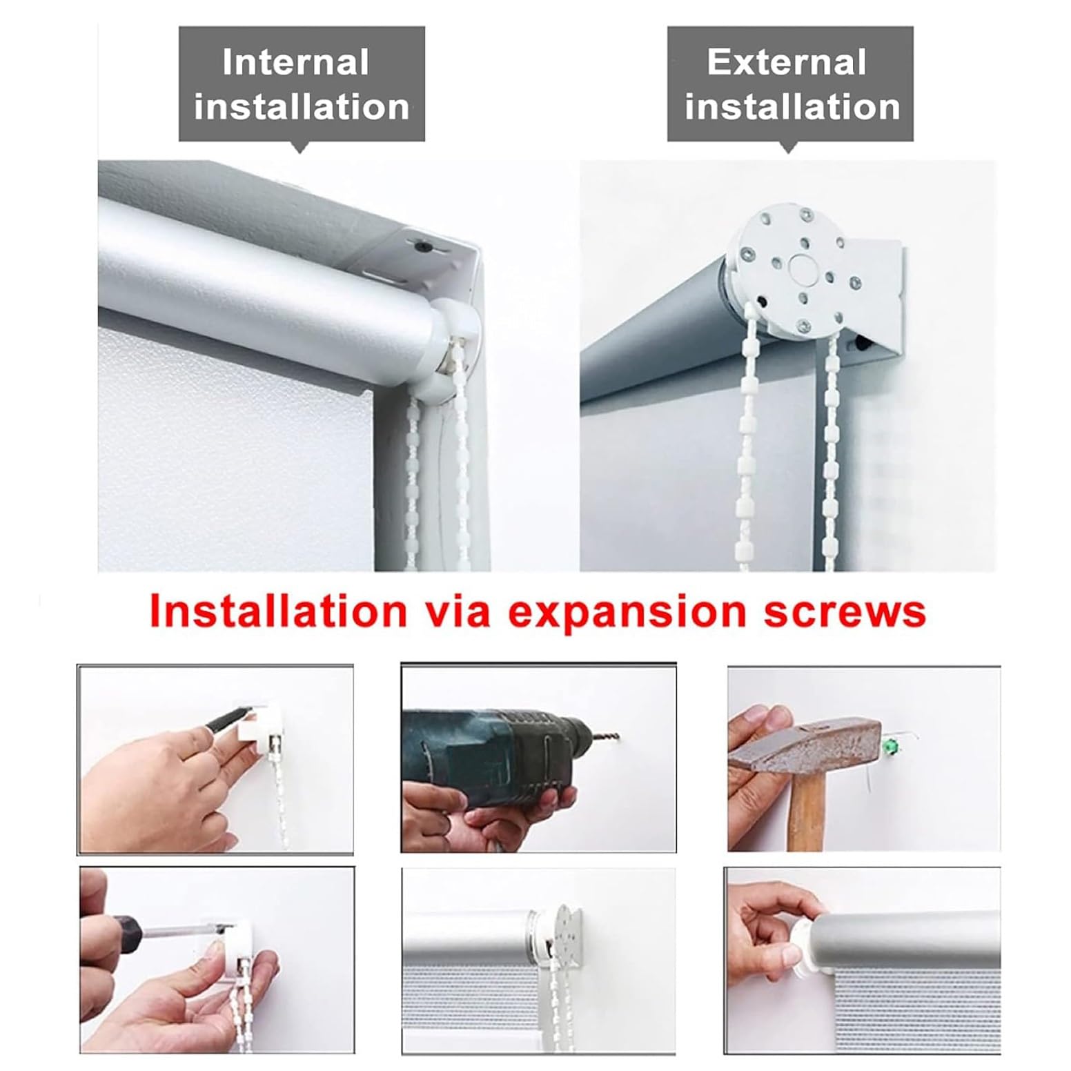 Tenda a Rullo Trasparente Impermeabile,Tapparella Avvolgibile Plastica in PVC con Catenella Laterale,Isolamento,Polvere,Facile da installare,per Esterni,Balconi,Bagno