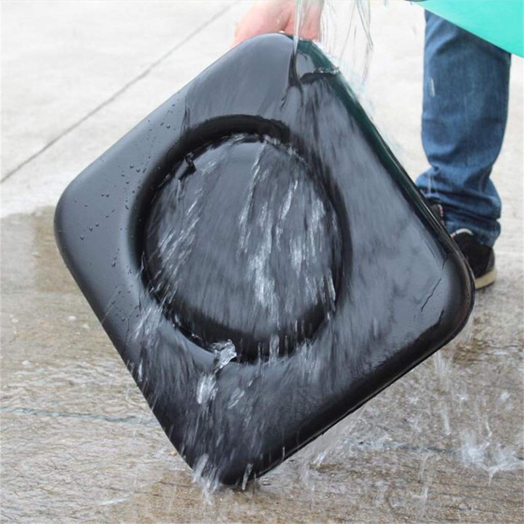 Toilettenstuhl Mit Rückenlehne Armlehne, Bad Dusche Wasserdicht Faltbar Sitz Ergonomie Tragbar Mobiles WC Toilettenhocker