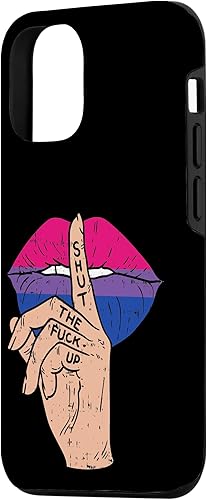 Miniatura 2 de Funda de regalo para iPhone 13 Pro Bisexual Pride Stfu Lips Mouth Bisexualidad Bisexualidad LGBT