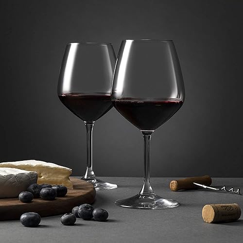 Miniatura 2 de Copas italianas para vino tinto Paksh Novelty  18 onzas copa de vino transparente Set de 4 Transparente