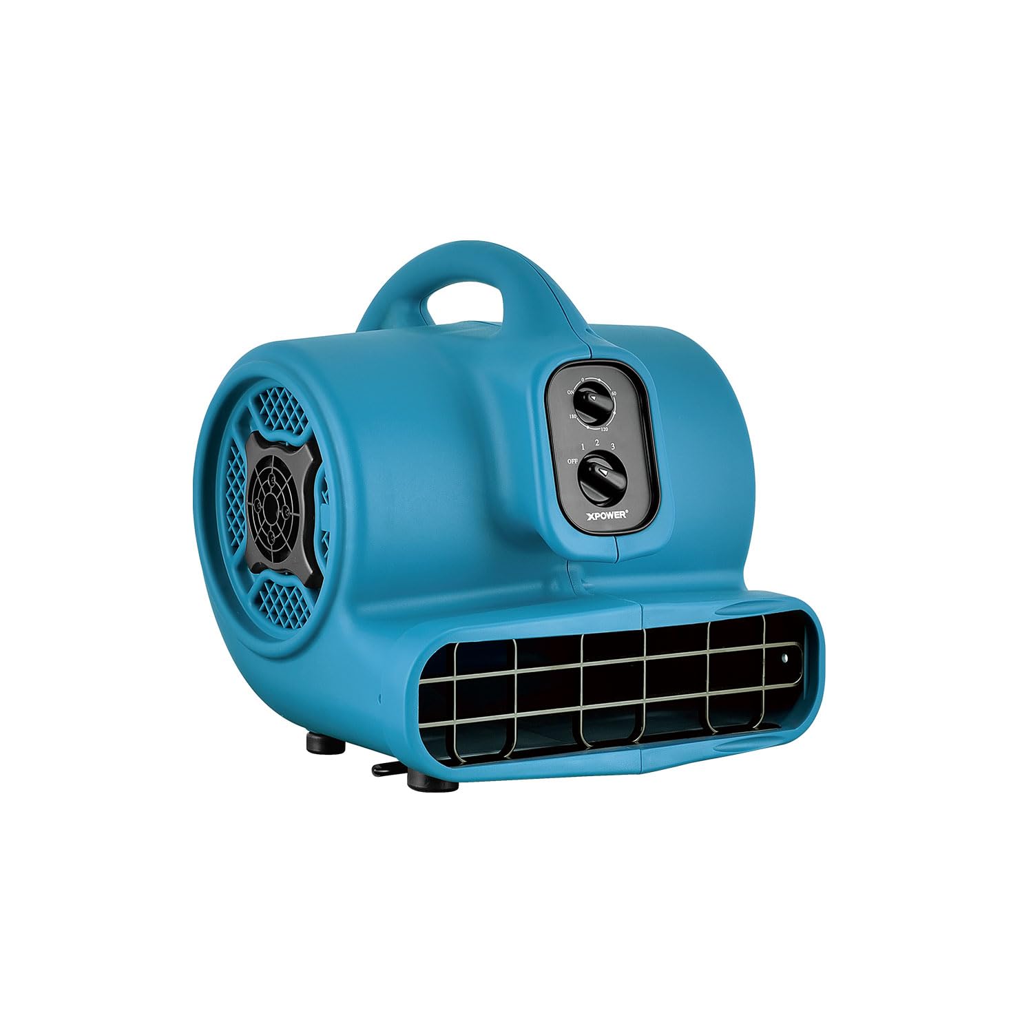 XPower Centrifugal Air Mover, Carpet Dryer, Floor Fan, Blower, Stackable, Daisy Chain, for Water Damage Restoration, Janitorial, Plumbing, Home Use (Blue, P-400T) โ image 1