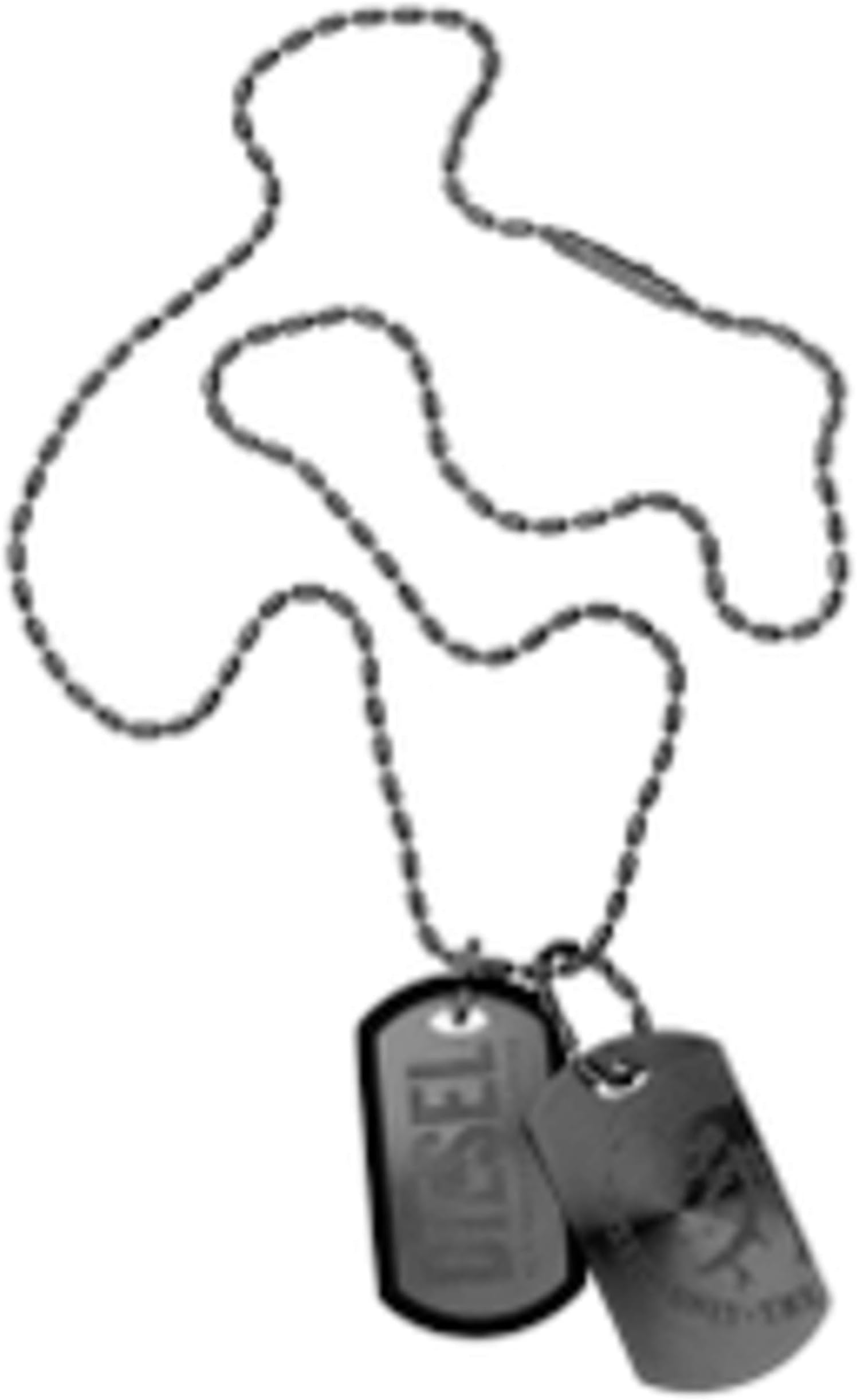 Diesel Stainless Steel Pendant Necklace for Men