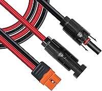 Vista 1 de Cable de carga solar, conector solar a XT60i, conector adaptador de conexión de panel solar, cable de extensión XT60i-F, cable de extensión de 12