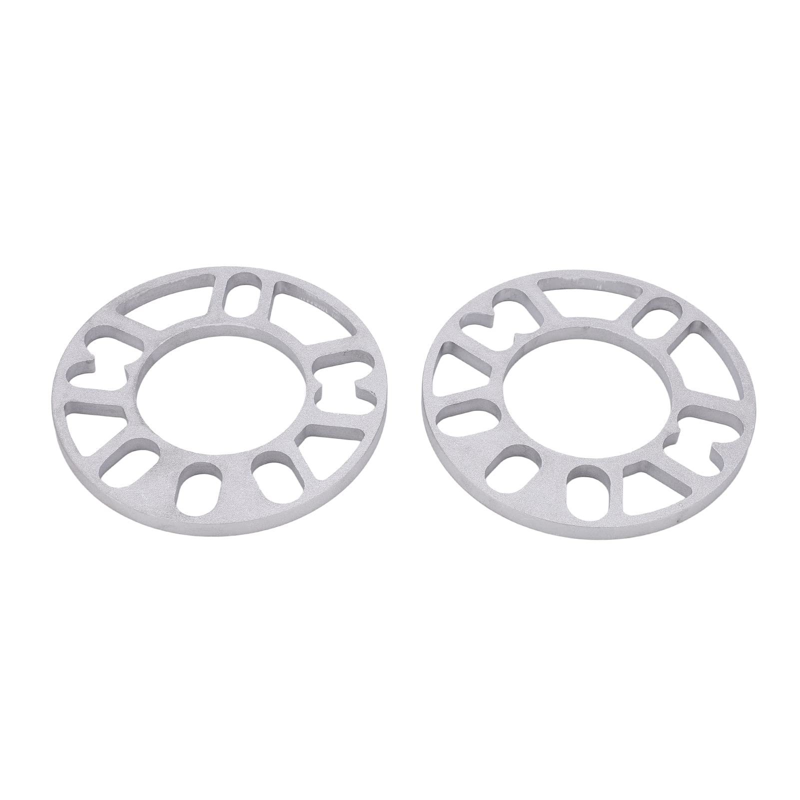 Cale d'espacement de roue 2 pièces 10 mm, entretoise de jante universelle pour véhicules à 4 ou 5 goujons, entretoise centrée sur moyeu en aluminium avec PCD 98 mm à 120 mm,