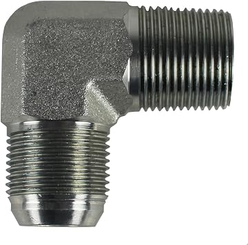 3/4" Male Flare x 3/4" MNPT Elbow Adapter for 3/4" OD JL06MF06MX