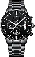 Relógio Nibosi Masculino De Pulso 2309 Aço Inoxidável Cronógrafo Ponteiros Pequenos Funcionais Estojo Original