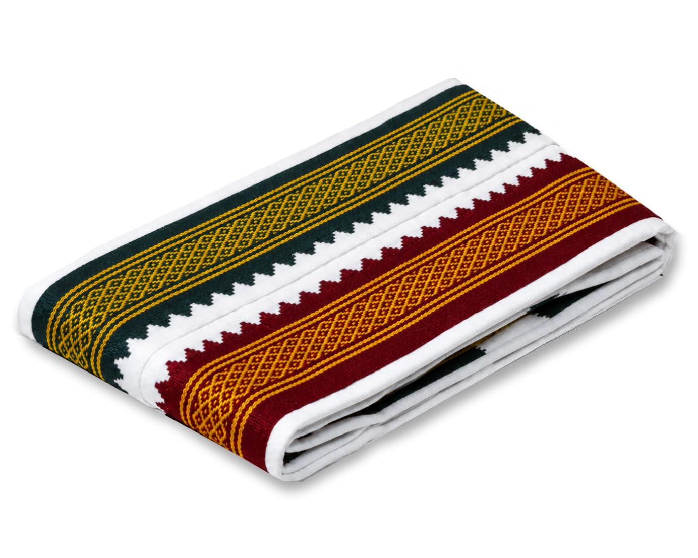 TUNI MANI Men's Cotton Thalapathy Angavastram (Towel) | Traditional South Indian Angavastram/Scarf for Men | Size: 30 x 67 Inches (1, White)-picture-23