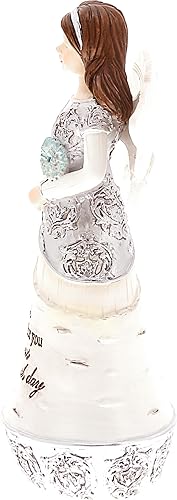 Vista 63 de Pavilion Gift Company Elements Daughter - Figura de ángel guardián, 6 pulgadas, color rojo