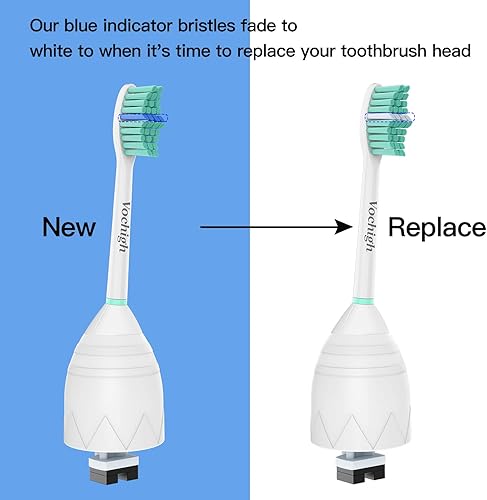 Miniatura 9 de Cabezales de cepillo de dientes de repuesto compatibles con Philips Sonicare compatible con Sonicare E-Series HX702266, Cleancare & Advance