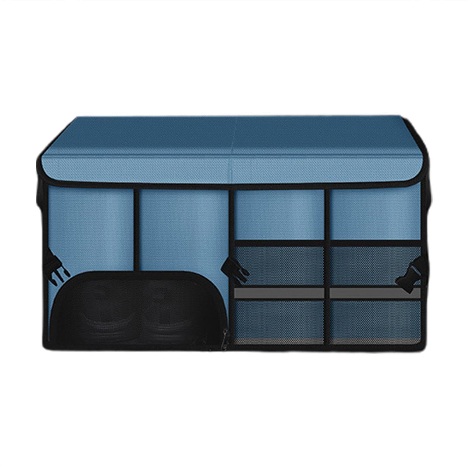 Boîte de rangement de coffre pliable, organisateur de coffre de voiture