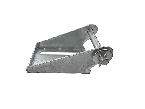 Miniatura 6 de Rodillo de quilla de remolque de barco de 4 pulgadas con kit de montaje de soporte, rodillo de remolque de barco, acero galvanizado, negro, PU