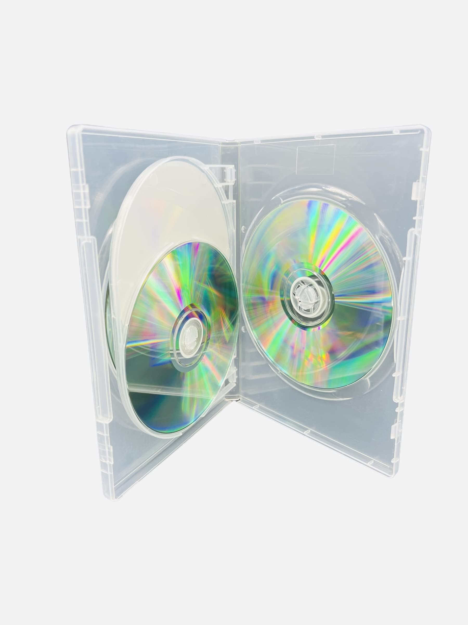 50 x 4 WAY trasparente per DVD/CD/BLU RAY case – Dorso 14 mm – Dragon Trading® Marchio