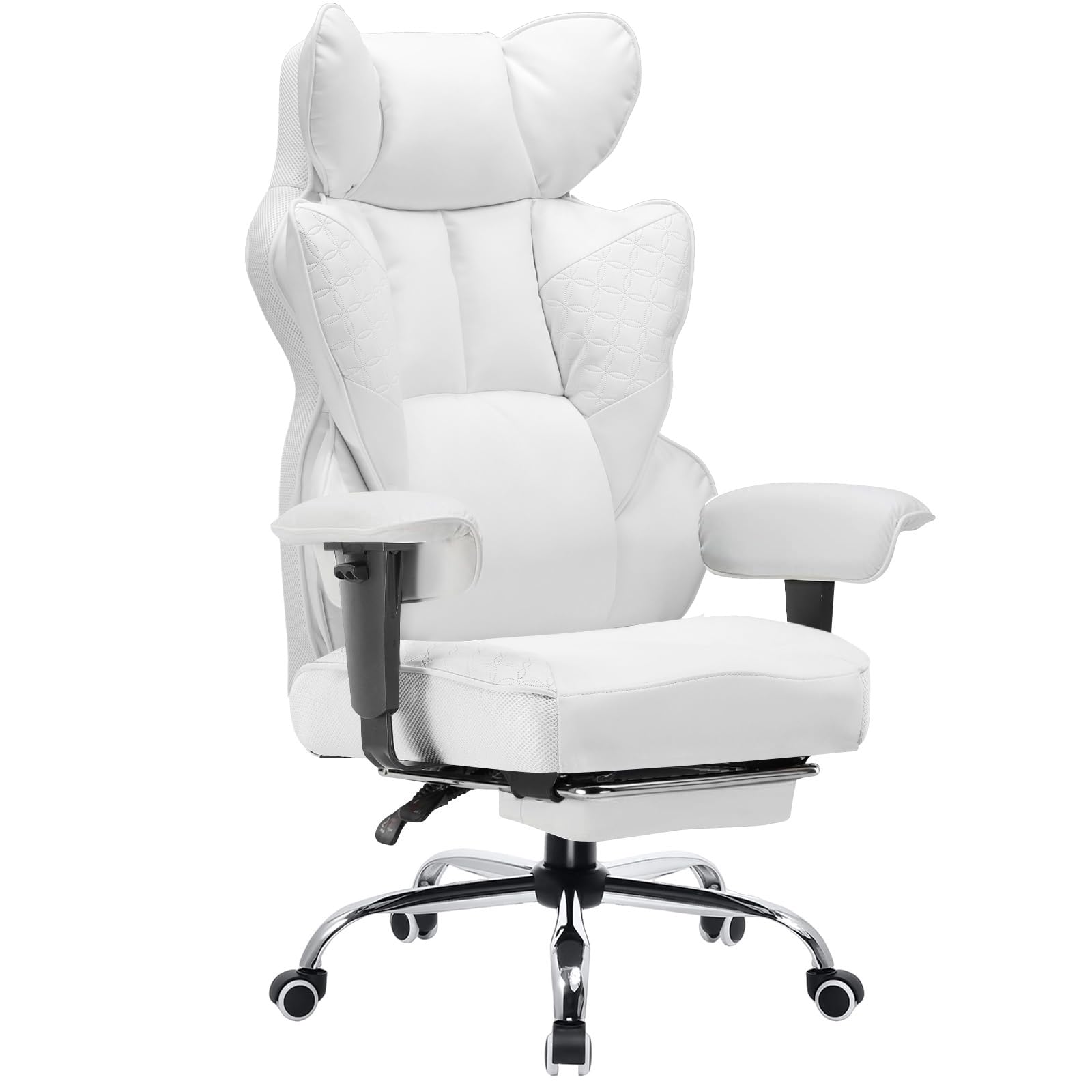 COMHOMA Ergonomische gaming- en bureaustoel, groen, 180 kg