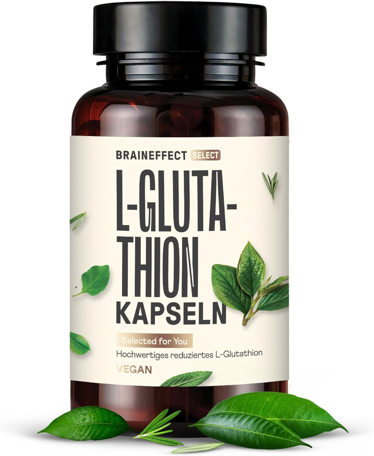 glutathion kaufen BRAINEFFECT L-Glutathion Kapseln - 100 Tagesvorrat - Ausgewogene Dosis -  Hoher Bioverfügbarkeit - Ohne Zusatzstoffe