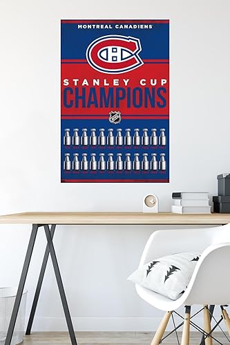 Miniatura 4 de Trends International Póster de pared de la NHL Montreal Canadiens - Champions 23