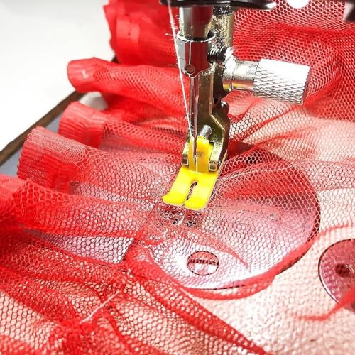 Prensatela para máquina de coser industrial con pliegues miniatura 7