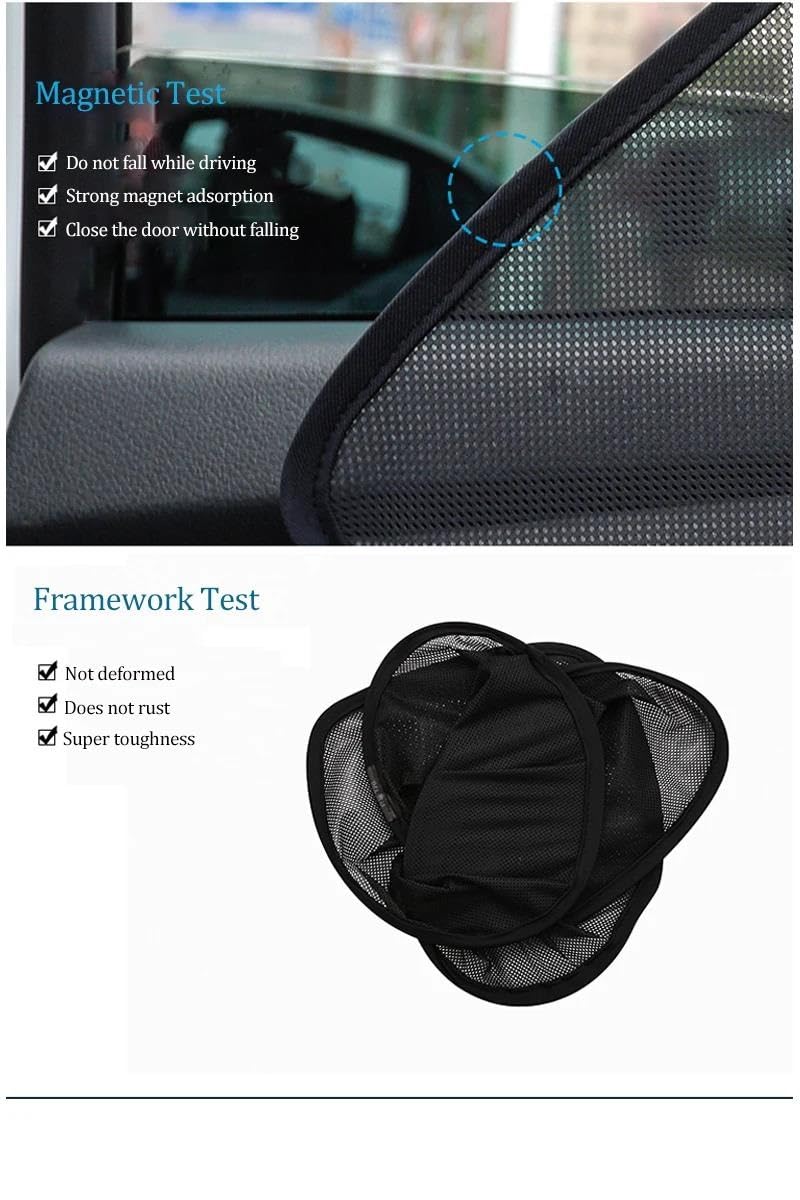 Parasole Auto Per Accord 6th 7th 8th 9th 10th CL7 CL9 Tendine Parasole Magnetiche Per Finestre In Rete Completamente Coperte Tendine Parasole(1 pz)