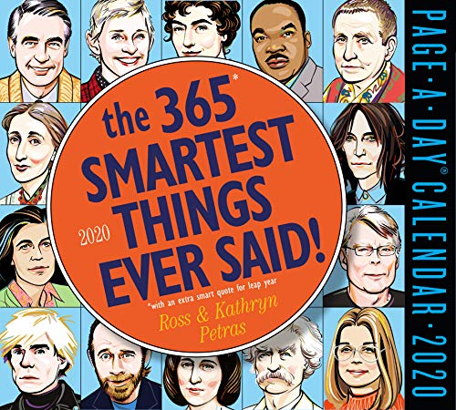 Télécharger The 365 Smartest Things Ever Said Calendrier 1 jour par page 2020 14 x 15 cm PDF