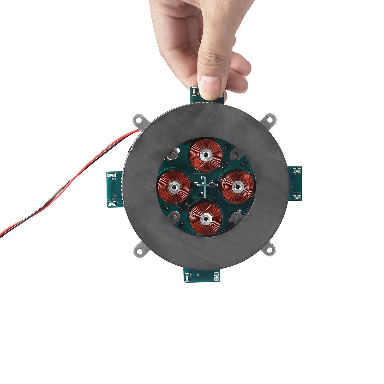 ToysWeltX Levitation magnétique Under-stacked - Module de suspension magnétique à suspendre avec lumière - 500 g