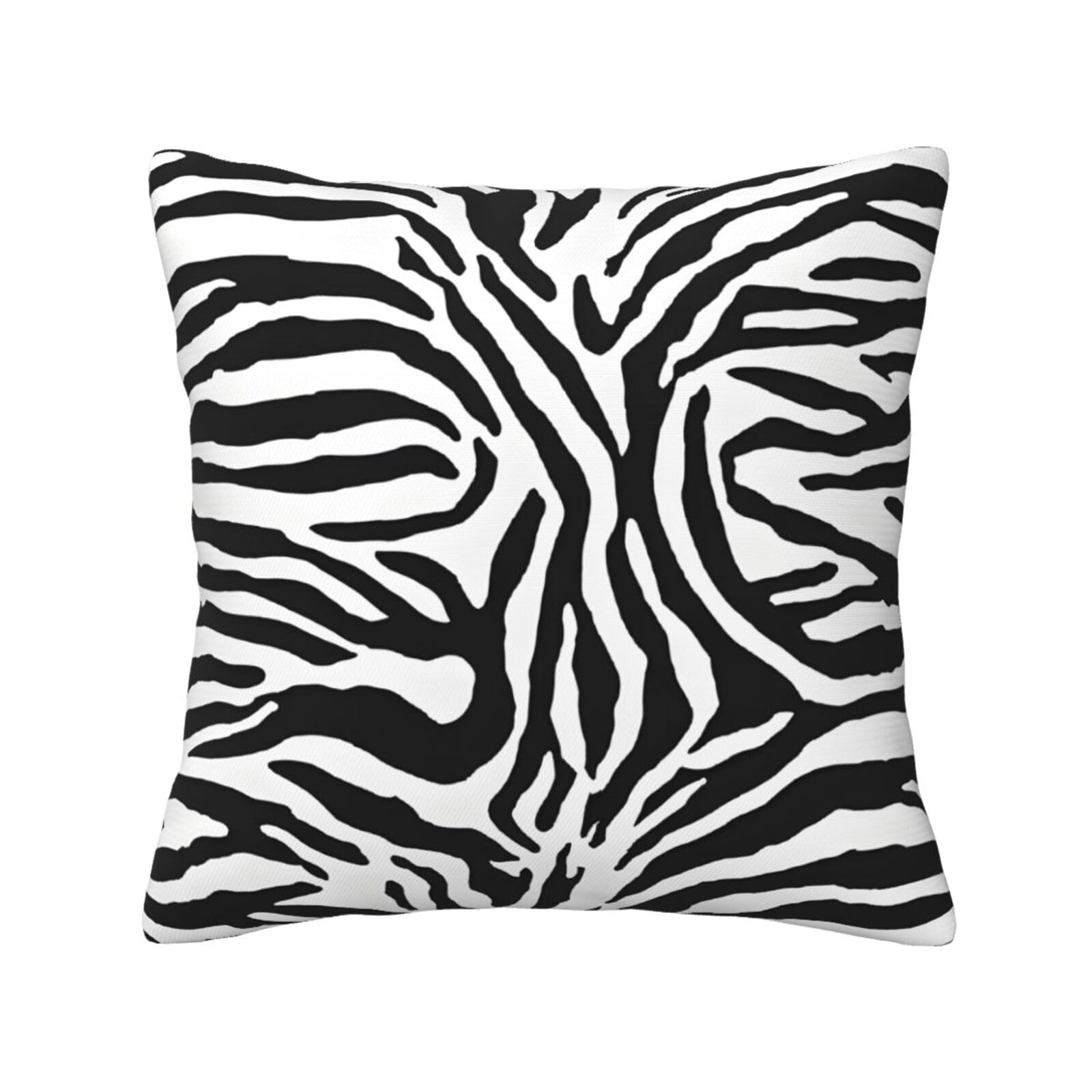 LHFIOHIRG (Zebra Prints) Decorative Throw Pillow Covers Double-Sided Printed Cushion Covers for Sofa, Couch, Bed, and Home Decor 30 x 30cm