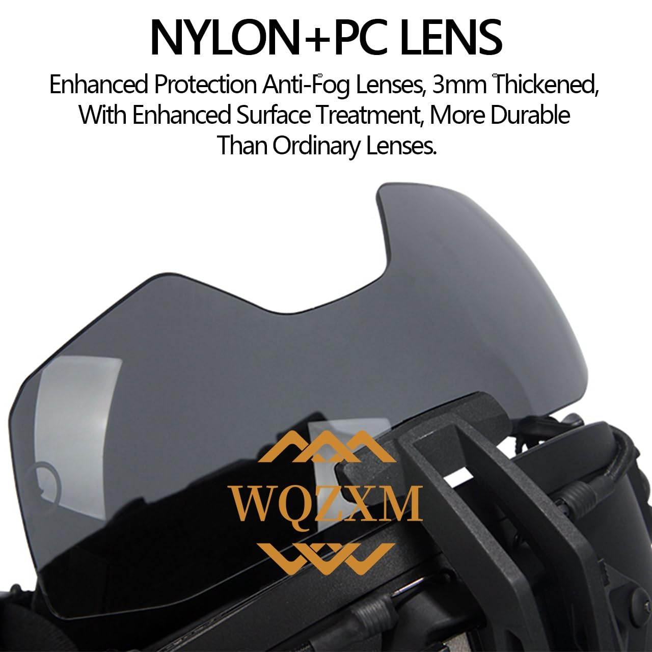 Casque Tactique Flip Goggles Lens Shroud Mount Arm Visor for Fast Mich Helmet