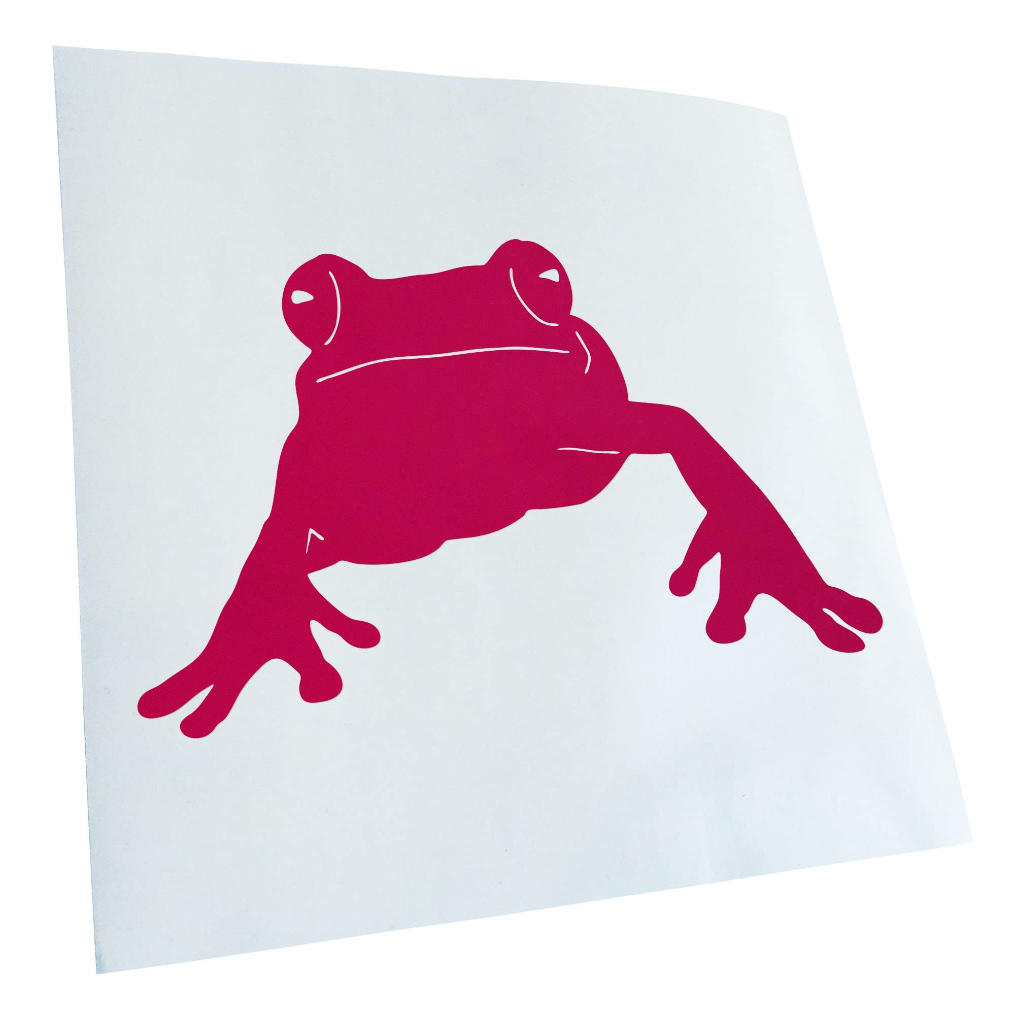 Kiwistar - Car Sticker - Pink - 40 x 25 cm Frog Frog Pond - Rear Window Car Sticker Weatherproof for Car Truck Moped Truck - Sticker Exterior Self-Adhesive Tuning Accessories for Window Vehicle Window