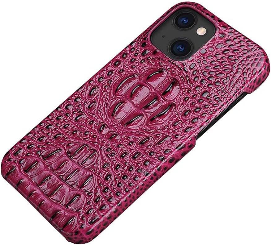 Coque iPhone 14 Plus crocodile rouge pour un style urbain unique