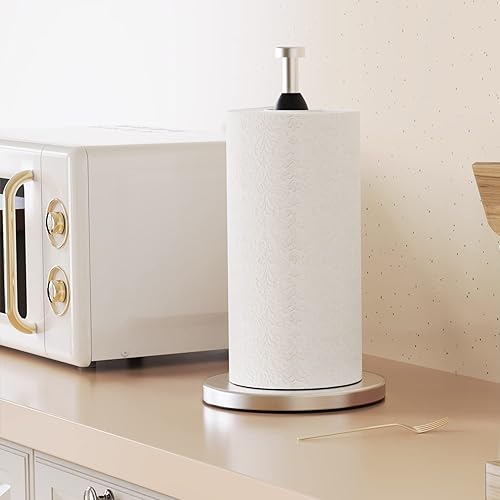 Miniatura 7 de VEHHE Soporte para toallas de papel, soporte de toalla de papel de lágrima perfecto con ventosas para un fácil funcionamiento con una sola mano,