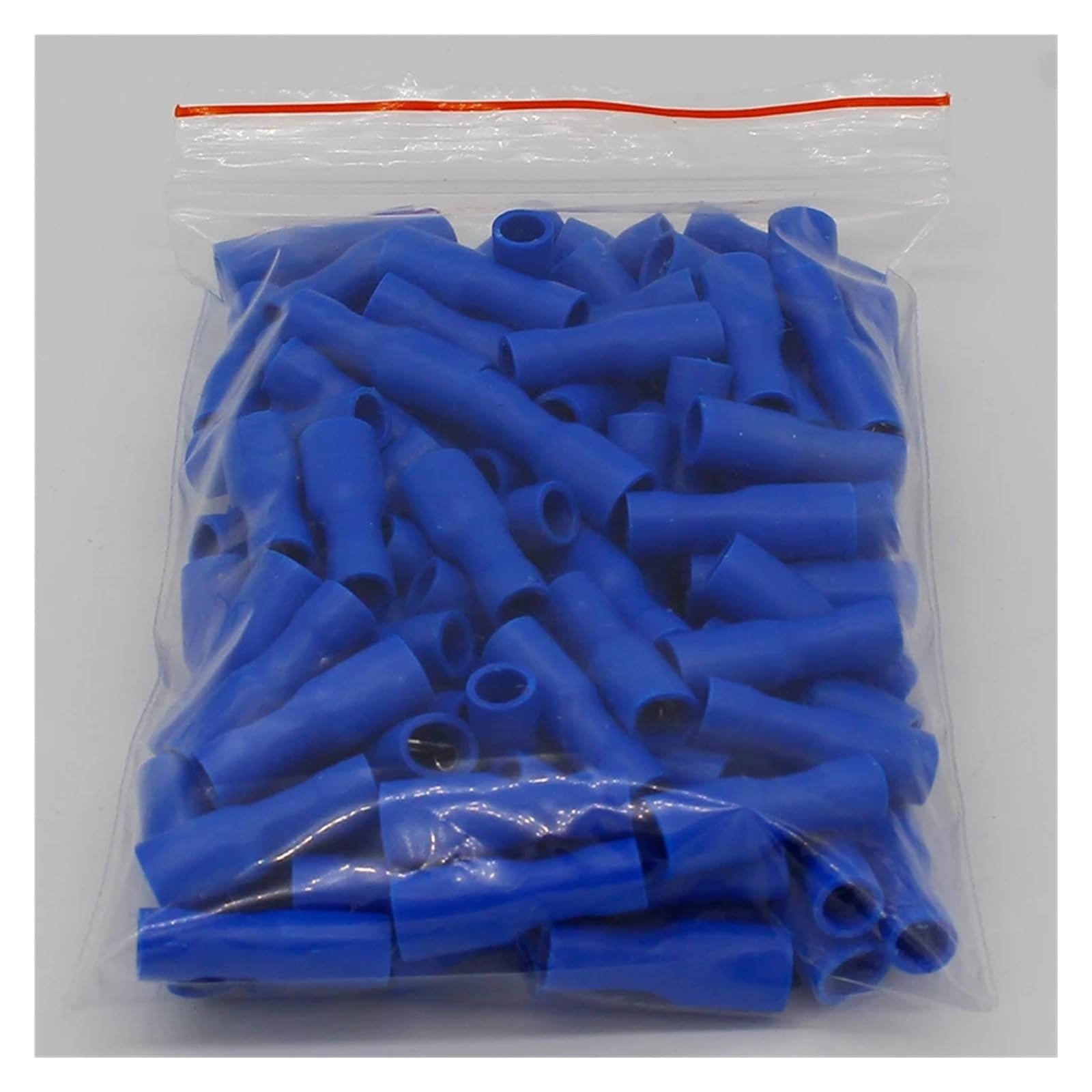 QMKADFQXF FDFD2-187 FDFD2.5-187 Female Insulated Electrical Crimp Terminal for 1.5-2.5mm2 Connectors 100PCS/Pack Cable Wire Connector FDFD