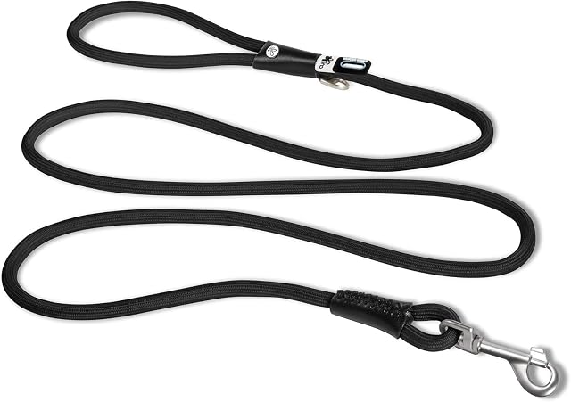 Stretch Comfort Leash Black M