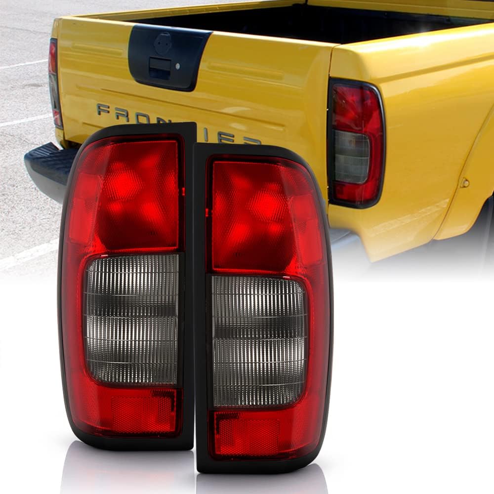 ACANII - For 2000-2004 Nissan Frontier SC XE SE Truck Tail Lights Rear Brake Lamps Left+Right