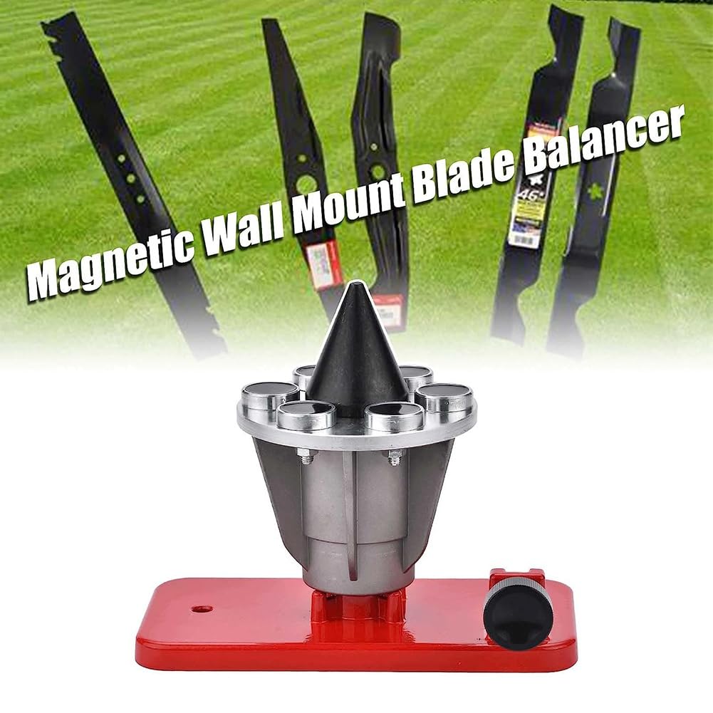 Evenden Blade Balancer für 339075B Rasenmäher Blade Balancer Magnetische Wandhalterung 42-047 Rot