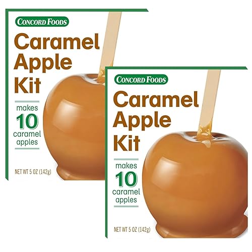 Concord Confections Kit de manzana caramelo, 5 onzas, 2 unidades
