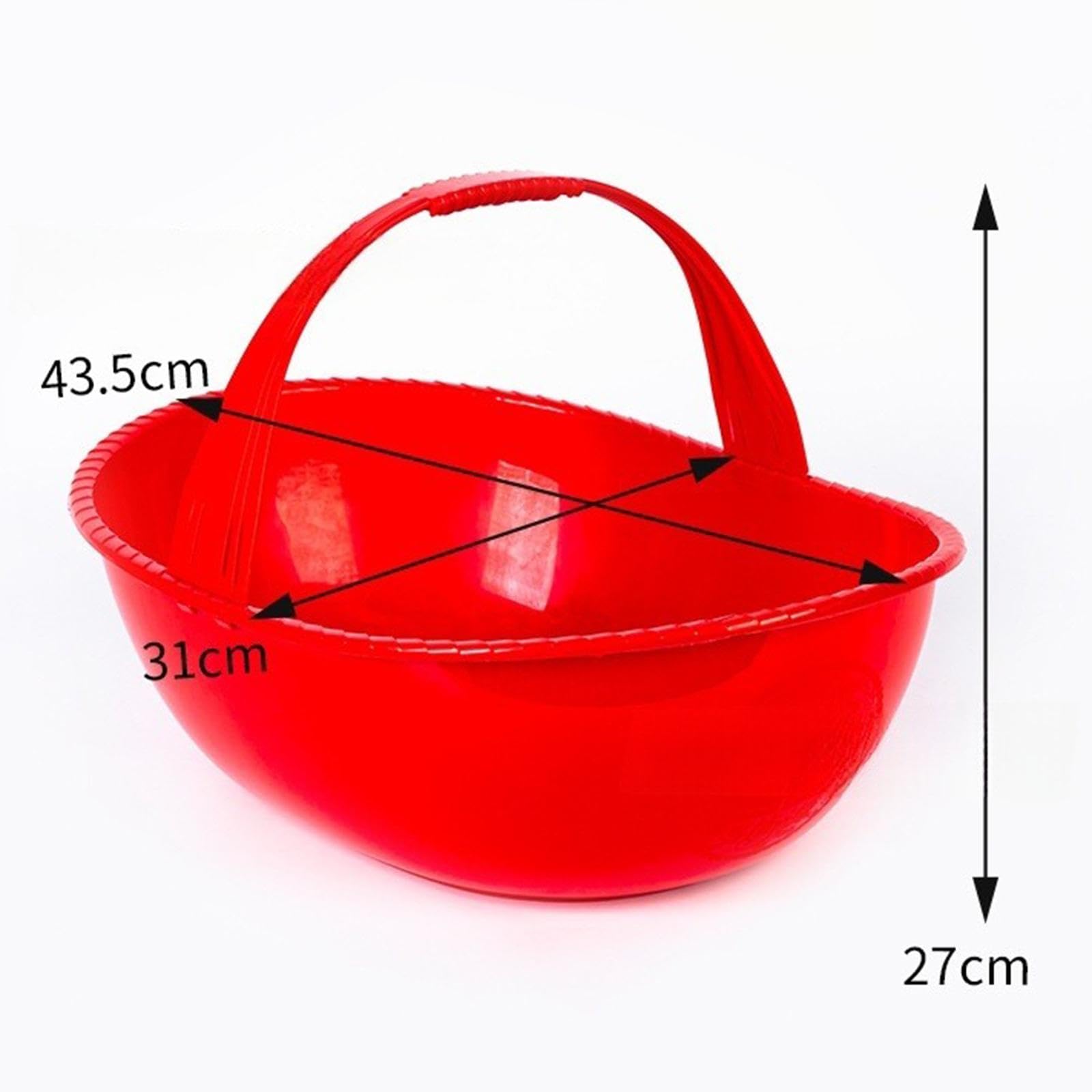 Gralara Cesta de Recolección Multiusos con Mango Ergonómico, para Jardinería, Césped Y Hortalizas.