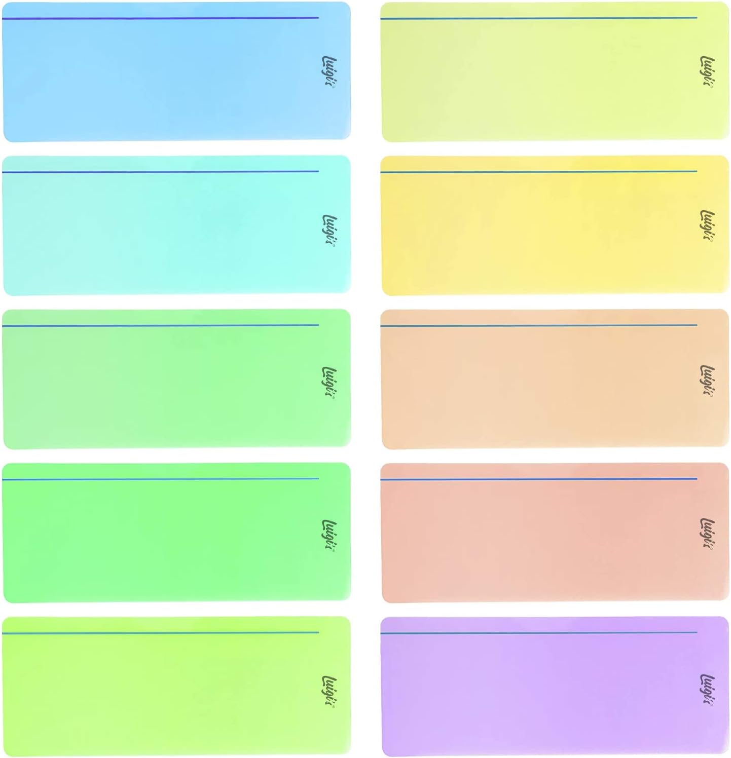 Luigi's SB Education 10 x Dyslexia Reading Tools for kids with Coloured Overlays | Guided reading strips for Dyslexia, Irlen Syndrome, ADHD and Visual Stress | Perfect Reading Trackers for kids