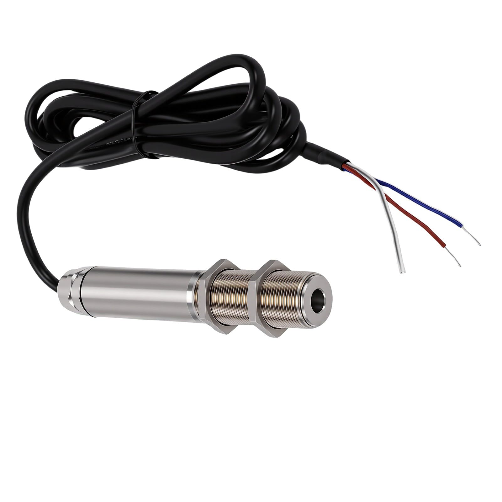 GOWENIC Online-Infrarot-Temperatursensor 0–200 °C, Industrielle Berührungslose Sendersonde, 4–20 MA Ausgang, IP65-Edelstahl, Schnelle 300 Ms Reaktion für Gefährliche Umgebungen