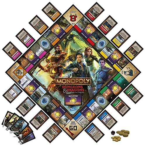 Monopoly Dungeons & Dragons: Honor Among Thieves Game, Inspired by the Movie, D&D Board Game for 2-5 Players - Image 4