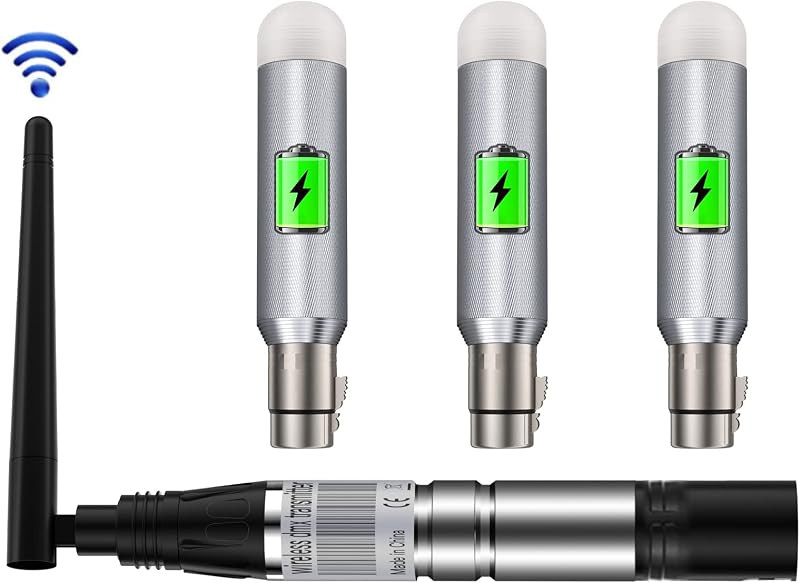 GdjRttk Wireless DMX512 Vezérlő Adó-Vevő LED Lámpa Mozgófej Diszkó Fényszóró
